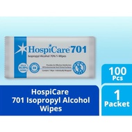 Authentic Hospicare 701  70% IPA Alcohol Wipes 100S - 300S By Official seller SG Homecare