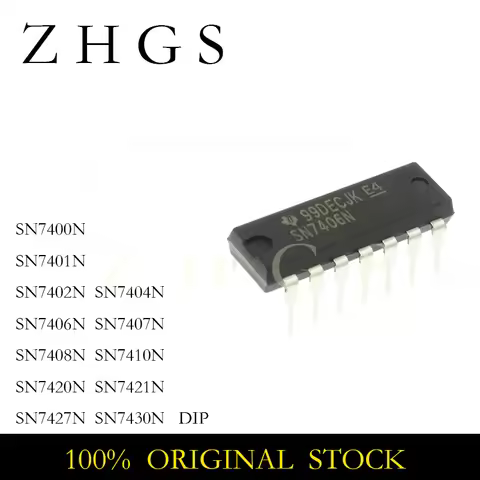 10PCS SN7400N SN7401N SN7402N SN7404N SN7406N SN7407N SN7408N SN7410N SN7420N SN7421N SN7427N SN7430