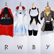 RWBY White Black Yellow Red Costume Cosplay Party Role Play Amine Halloween COS