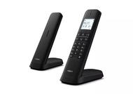 Philips M4701 | M4702 Great Sound Sleek design | Designer Phone | Speaker Cordless Phone (M4701B/90)