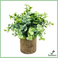 Artificial Eucalyptus Plants | Plants Home Decor | Fake Plant for Office Kitchen Bedroom Shelf Livin