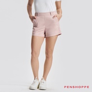 Penshoppe Essentials Easy Wear Shorts For Women (Pink/Sand)