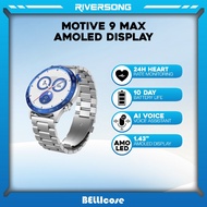 Riversong Motive 9 Max Bluetooth Phone Calls Smart Watch, 1.43 Inch Amoled Display - Warranty by Riv