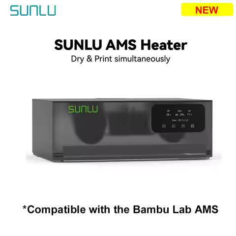 SUNLU 3D Printer AMS Heater Upgraded Bambu AMS Enables Drying while Printing Bambu Lab AMS Heats to 