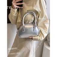 Women's cross-body handbag in genuine wrinkled leather, code 333