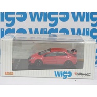 HONDA MERAH Diecast Tarmac Works 2016 Civic Type R FK2 redHONDA