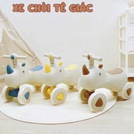 Balance baby walker, 4-wheeled walker with lights and fun music for children from 1-4 years old