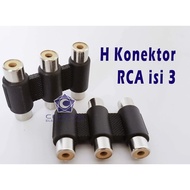 Socket H3 jack/ - rca