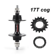 POLSO Fixie Hub Rear Hub 24H 28H 32H 36H and Ultra Light Alloy Cog 17T