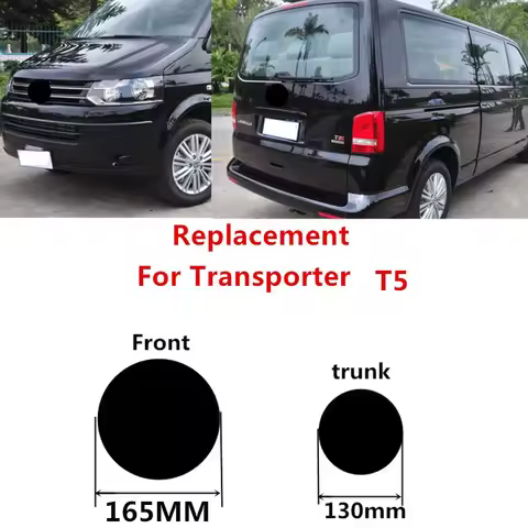ABS Car Hood Front Bonnet Grill Rear Trunk Emblem Logo Badge Cover For Volks-wagen Transporter T5 20