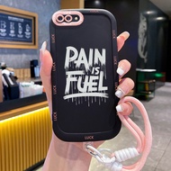 Case For OPPO A5 A3s A12E Realme C1 Small Group Phone Fashion Personality Soft Shell Shockproof Stra