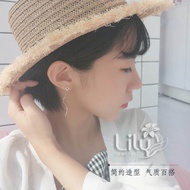 BK earrings - twisted square - BT375