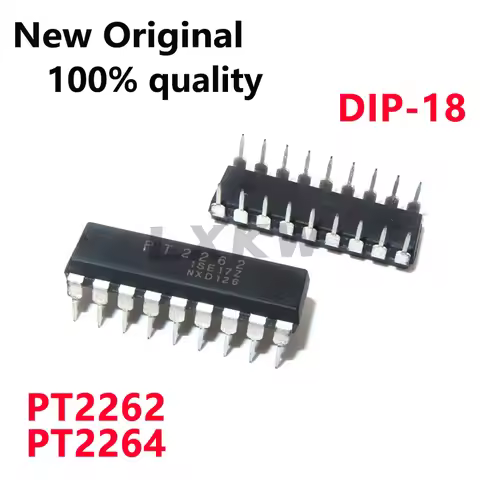 10/PCS New PT2262 PT2264 DIP-18 Wireless remote control transmitting and receiving decoder chip In S