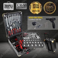 399pcs Professional Tool Set With Luggage Tool Box Hand Tool Socket Set Chrome Vanadium Material CR-