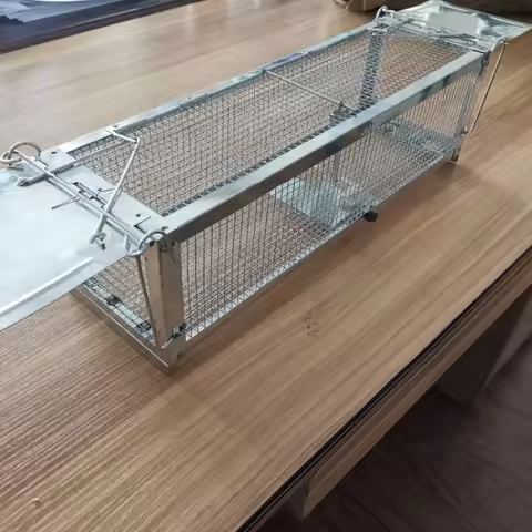 Double door Reusable Catching Mice Mouse Traps Bait Snap Rodent Catcher Mice mousetrap Hunt Rat Cage