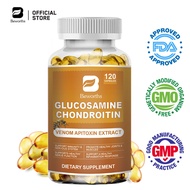 BEWORTHS Glucosamine Chondroitin Capsules with Bee Venom for Bone & Joint Support Stress Relief Infl