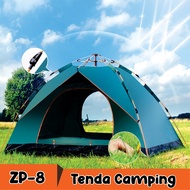 ORANGE Tenda Camping Otomatis Kapasitas 2-4 Orang - Tenda Outdoor & Indoor - Tenda Gunung Serbaguna
