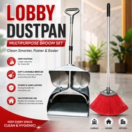 RAYACO Lobby Dustpan with Broom Set / Lobby Dustpan / Penyodok Sampah dan Penyapu/ Lobby Dustpan