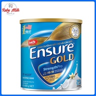 [Date 1.2027] Sữa Bột Ensure Gold Hương Vani Ít Ngọt Lon 380g