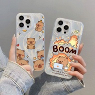 Whimsy Kawaii Capybara Casing For VIVO V70 FE V60 V50 Lite Y31D T5 Pro Y05 Y400 Pro Y39 Y29 Y77 Y75 