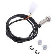 Speedometer Universal Motorcycle Bike ATV Digital Odometer Tachometer Speed Replace Universal Sensor Cable with 2 Magnet