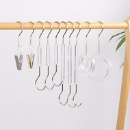 Acrylic Transparent S Hook Clothing Store Display Hook Display S-Shaped Hook Hanger Women's Clothing