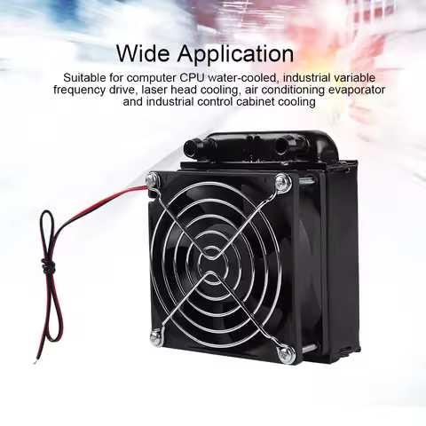 CPU Cooler CPU Heat Row Radiator 80MM CPU LED Water Cooling Cooler Heat Row Radiator with Fan For Co