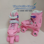 Giày trượt patin cho bé bánh ngang giày patin 2 hàng bánh cho trẻ em mới tập đi bé trai gá