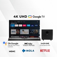 PALING LARIS LED POLYTRON 4K UHD Smart Soundbar Google TV 50 Inch 50"