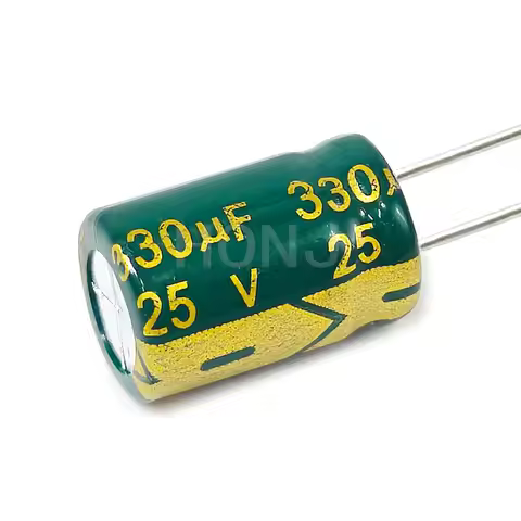 20PCS 25V330uf Aluminum Electrolytic Capacitor 330uf25v 25v 330uf 25wv 330mf 25vdc 330MFD 25v330mf 3