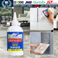 260ml Lem Keramik Kuat Tile Reform Cairan Pengisi Celah Retak Terlepas Pecah dll Tile Gap Refill Age