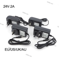 AC to DC 24V 24 volt 2A 2000ma Power Supply Adapter Transformer Charger AU UK EU For Nail Dryer Art 