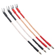8TC OCC 20cm Pure Copper Speaker Bridge Cable Jumper Over Machine Line Speaker Audio Cable