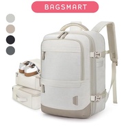 BAGSMART Travel Backpack 40L Expandable Laptop 17.3Inch Waterproof Carry On Luggage with Packing Cub