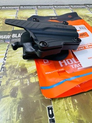 ซองพกนอกปลดนิ้วโป้ง Megafit + เพลทลดต่ำ + เพลทเสียบ Cytac ใสได้หลายรุ่นเช่น G19/G17/sig320/cz-p10c/1