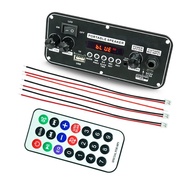 10W Bluetooth 5.0 MP3 Decoder Board Amplifier Audio Player 3.7V Rechargable DIY MP3 Player FM Radio 