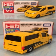 Tomica 27 Nissan NV200 Taxi JDM-spec (with 2017 sticker)