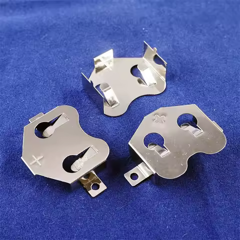 5/50 PCS CR2450 Lithium Primary Coin Cell Battery Holder CR2477 Socket Diameter 24.5 MM Through Hole