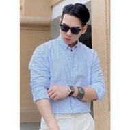 TUTO5 Menswear SMK02 striped Oxford shirt - premium Korean style long-sleeved Button Down shirt