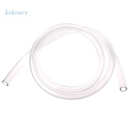 KOK Clear Vinyl Tubing Flexible PVC Tubing, Hybrid PVC Hose, Lightweight Plastic Tubing , by 8X12mm 