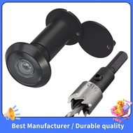 【NEW】220-Degree Solid Peep Holes for Door with 16mm Drill Bit,0.63in Door Peephole for Door Thick Fr