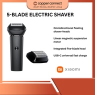 Xiaomi Mi 5-Blade Electric Shaver | Reciprocating 5 Cutter Blade Head | Type-C Rechargeable Flexible
