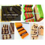 Kek Lapis Sarawak Layer Cake Sarawak Layered Cakes Kuih Raya
