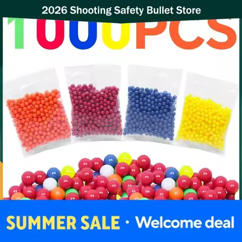 BB Bomb1000 Rounds Airsoft BBs Bullets Colorful 0.1g 6mm BB Pellets Strikeball Rifle Gun Plastic BB