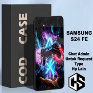HP Glossy shiny Softcase for type SAMSUNG S24 FEhp Aesthetic Motif/ Samsung S24 Fe/casing Samsung S2