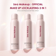 Sea Makeup Bundle 3pcs Stayput Prime & Set Continuous Setting Spray - Velvet Matte Finish Oil Contro