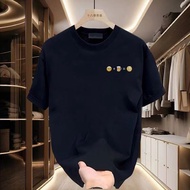 2026 Fashion 2026 Extra Large Size M-8XL Plus Fat Plus Plus Cotton Short T-Shirt Fat Brother Fashion