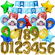 Toy Story Happy 1st 2nd 3rd 4th 5th 6th 7th 8th 9th 10th Birthday Party Decoration for Boys Girls ba