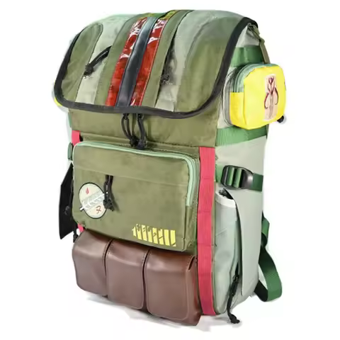 Boba Fett Cosplay Canvas Backpack Bag School Bag Travel Outdoor Rucksack for Men Women