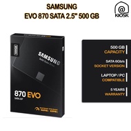 Samsung SSD 870 EVO 500GB / 2.5" SATA / 870 EVO SSD / 5 years warranty
